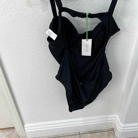 NEW Lilly and Lime Swimwear BLACK BALCONETTE ONE PIECE - Picture 11 of 14